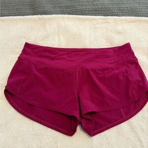 Lululemon Athletica Pink Athletic Shorts Lightweight Performance